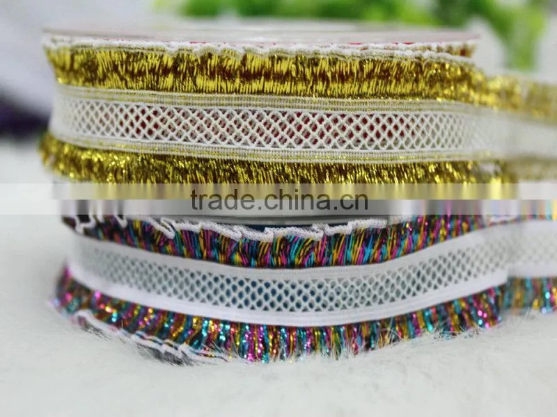 Good quality knitted elastic trimming for garment accessories