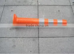Orange Warning reflective pole handrail stanchions safety barrier