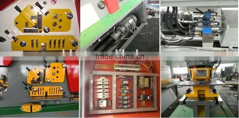 Q35Y-16 Hydraulic Iron Worker,plate sheet punching and shearing machine