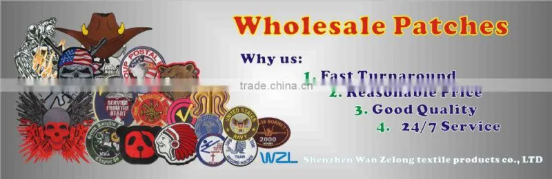 Wholesale Embroidered Patches woven patch badge