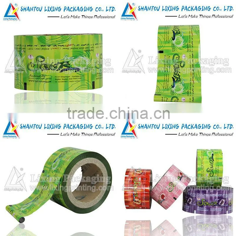Small candy sachet packaging film