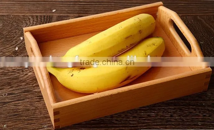 new design wood trays with handle
