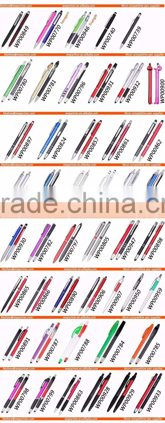 Office Smooth Line Twist Action Ball Pen with Metal Body