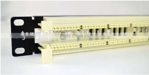 Telephone 50ports loaded Cat3 voice Patch Panel pass fluke
