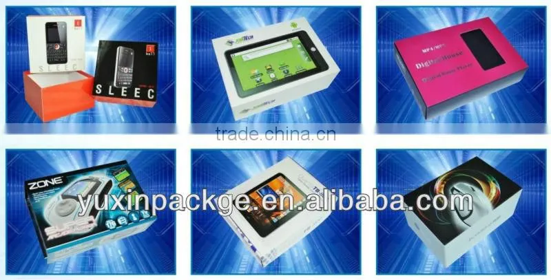 2013 new design folding gift paper packing box with paper tray insert