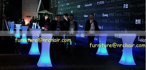 Shanghai night club bar acrylic led illuminated mood curve high poseur
