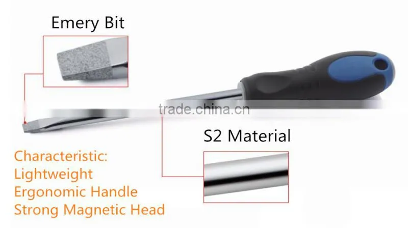 S2 Material and emery bits Magnetic Screwdriver sets