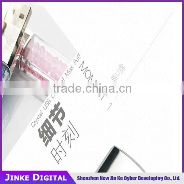 newest products Full Capacity OEM crystal Swivel Usb Flash Drive 8GB 16gb 32gb