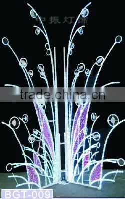LED brilliant 3D decor motif light for piblic decoration