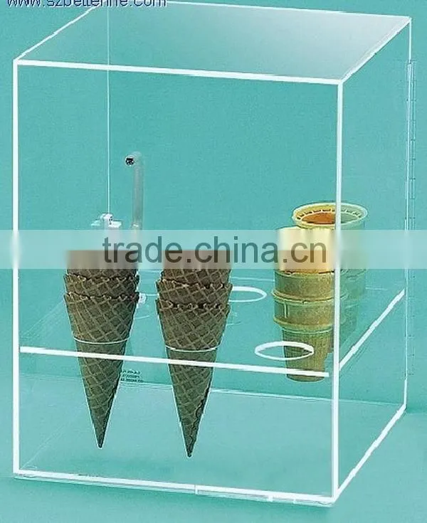 Good quality hotsell translucent acrylic hinged candy box