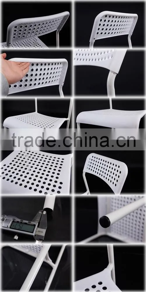 Hot sale cheap restaurant metal frame plastic chair PM055