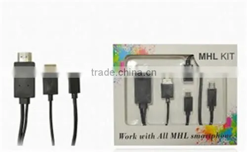 Cabletolink MHL KIT to HDMImedia adapter 1080p micro 5pin USB for Android Phones Tablets