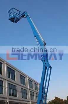 Pull around single person hydraulic lifts elevator for aerial working