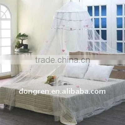 Round mosquito net/ polyester girls bed canopy