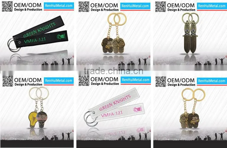 Professional Manufacturers High end souvenir metal dumbbell key chain