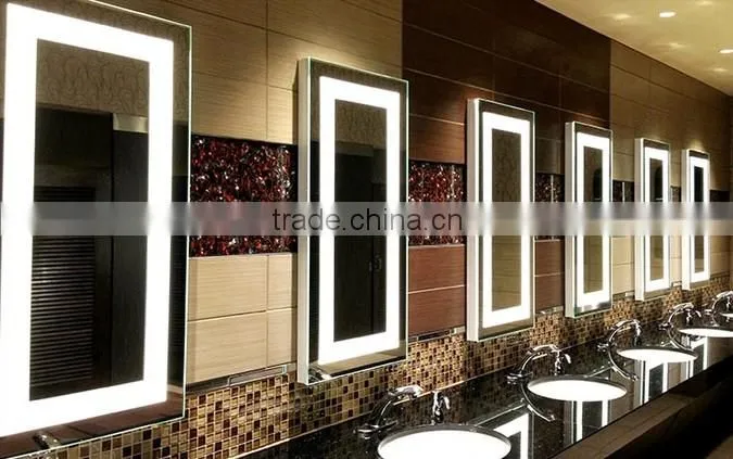 Modern LED lighting locker room mirror