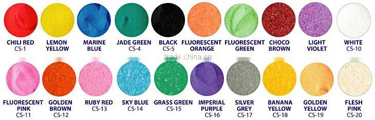 New design color quartz sand with CE certificate