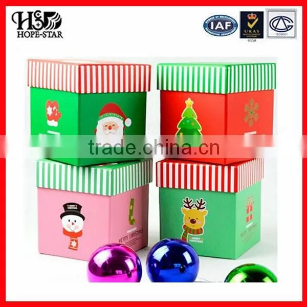 Beautiful christmas candy box wholesales with factory price