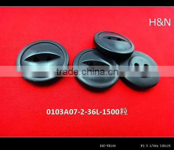 factory wholesale black coat buttons for garment