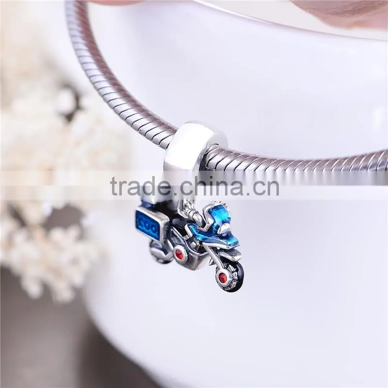 Motorcycle Charms Fashional Cool Silver Unique Pendants