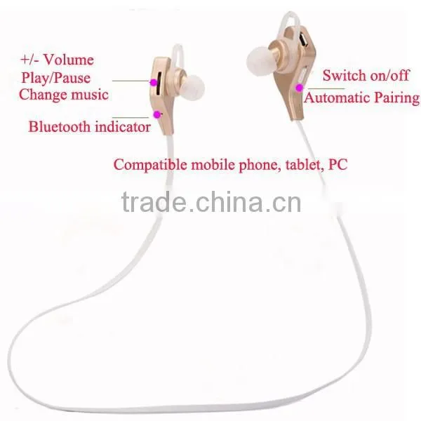 Bluetooth Earphone and Headphones Sport In-ear Headset Banpa V6 built-in HD Microphone For Mobile Phone Tablet PC Computer