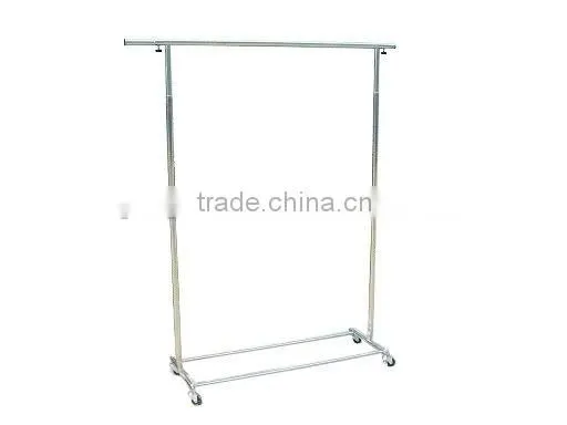 metal 2 tier clothes rack HSX-GR0028 adjustable clothes hanging rack