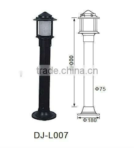 E27 Lamp Holder Garden Bollard Light GLT-L004