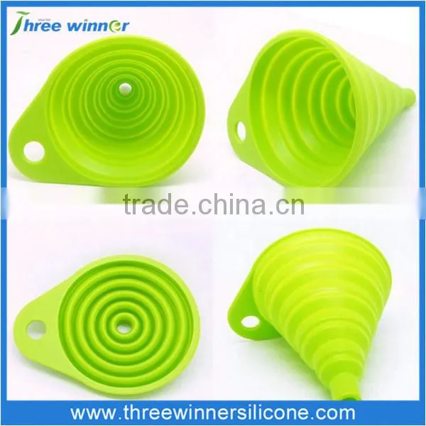 Foldable Silicone Funnel for Kitchen