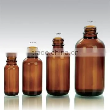 High Qualitu Amber Glass Bottles For Syrup