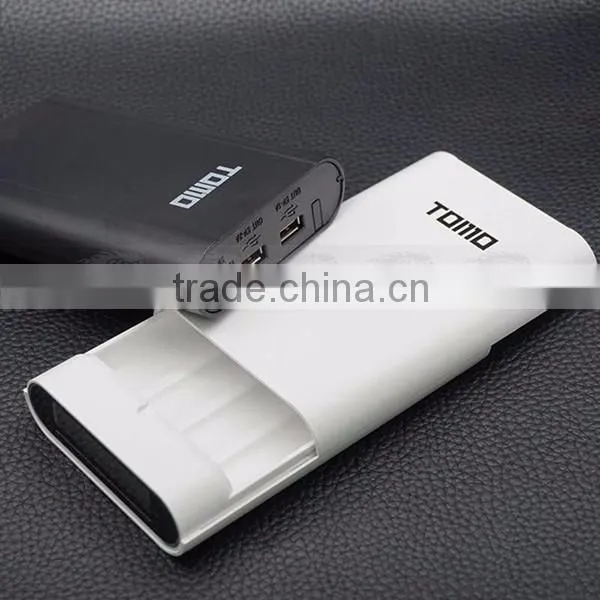 2016 NEW! Smart power bank 18650 li-ion battery charger TOMO V8-4 intelligent battery charger for cellphone in stock