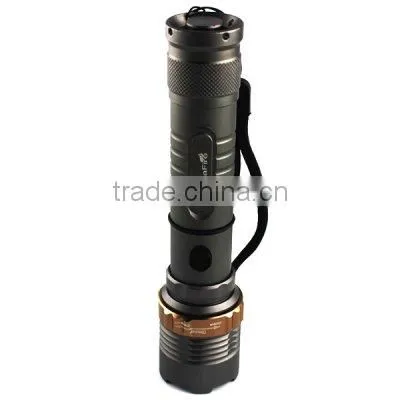 portable aluminum body flashlight xml t6 led flashlight
