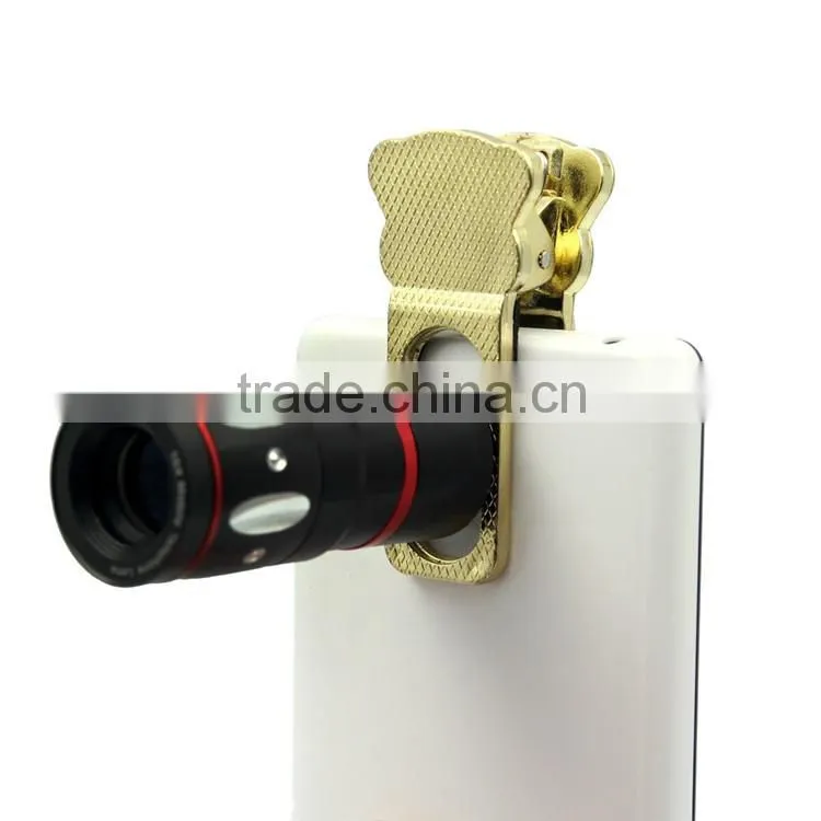 4in1 10x Telephoto Lens/Fisheyes/Macro and Wide Angle Cat Design Universal Clamp Camera Lens for iPhone iPad Samsung Galaxy Note