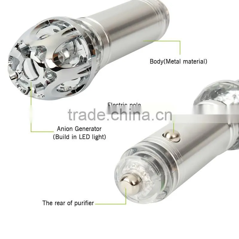 car air ionizer jo-6281 negative ion Portable Car Air Purifiers/car ozone air purifier