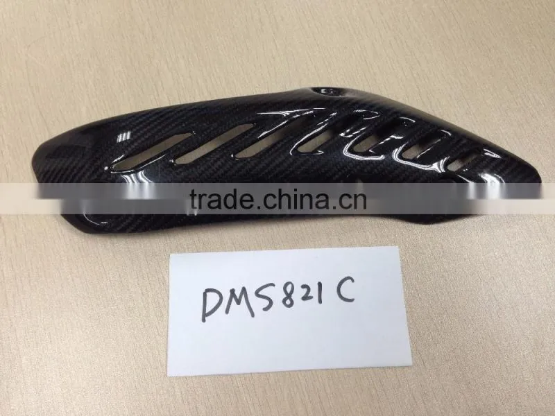 Prepreg Carbon Fiber motorcycle heat shield for Ducati in Autoclave process