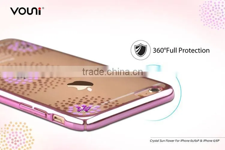 Silver luxury tpu cases for iphone 6 and 6s