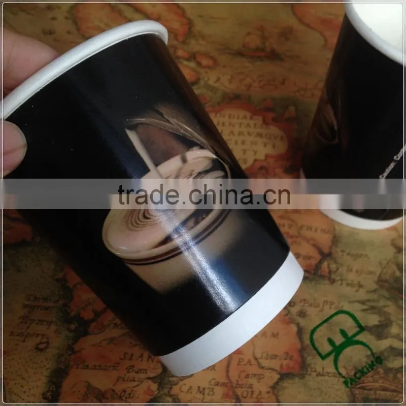 Hot Selling Nice Printing 8 oz,16 oz 12 oz Double Wall Coffee Cup in Stock