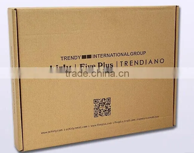 Brown corrugated paper box for express