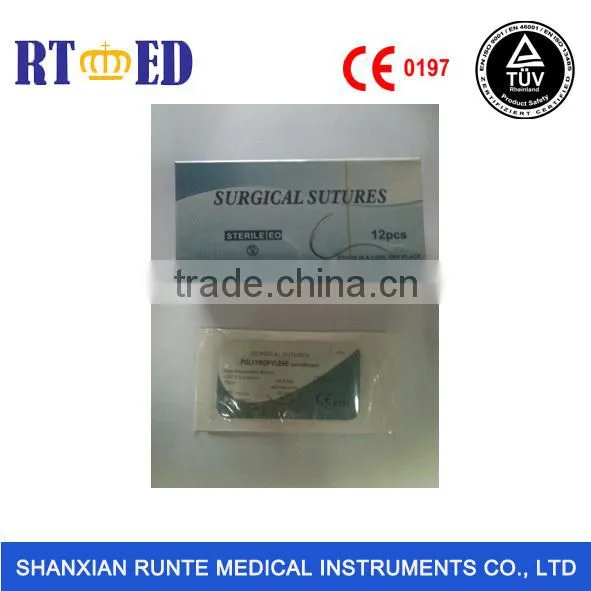 disposable polypropylene suture with needle