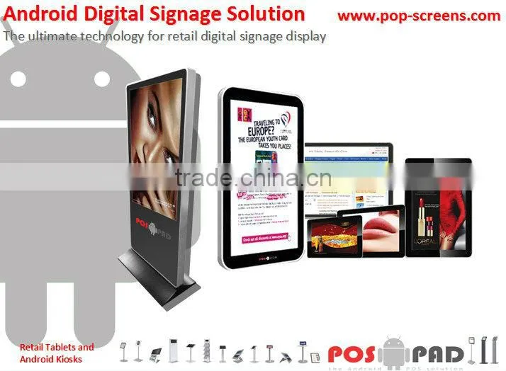 7inch S070A Motion sensor activated LCD advertising media player stopper