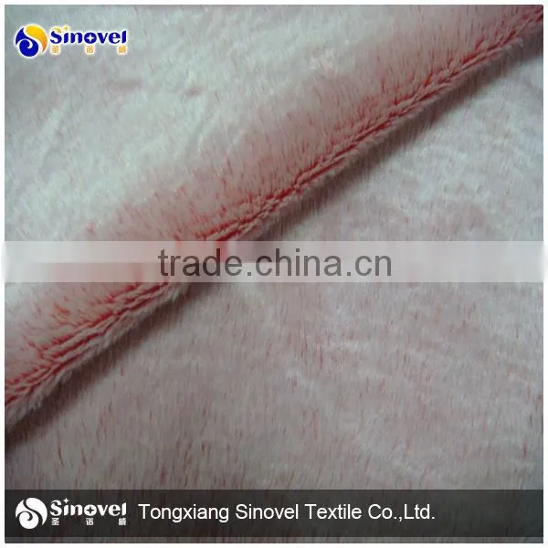 Polyester Embossed Micro Velboa Fabric, Printed Velboa Fabric