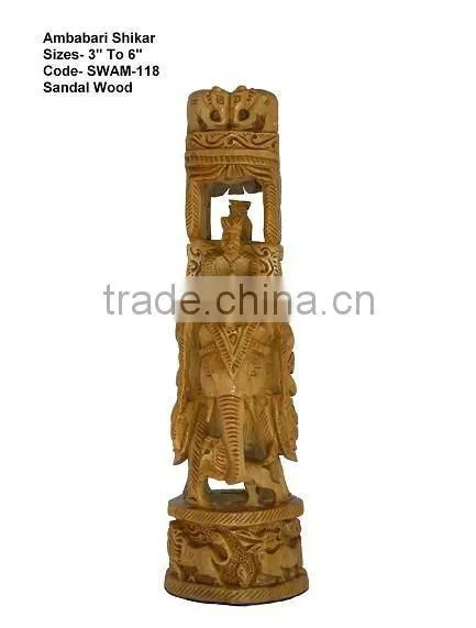 elephant wood carving sculpture