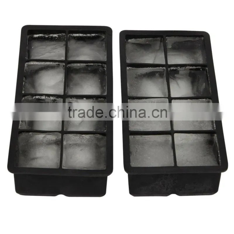 2 Inch Cubes Keep Your Drink Chilled For Hours Without Diluting It Silicone Large Ice Cube Tray