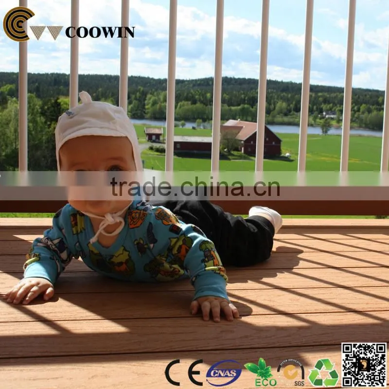 Solid timber HDPE deck wood composite