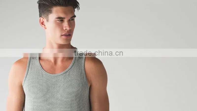 Wholesale lycra custom mens tank top stringer tank top gym tank top