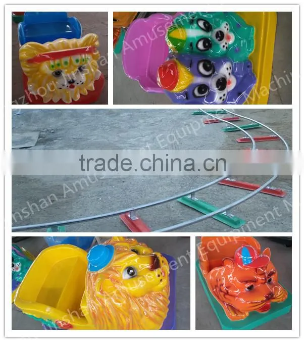 customized electric track train, under sea world train ride for sale