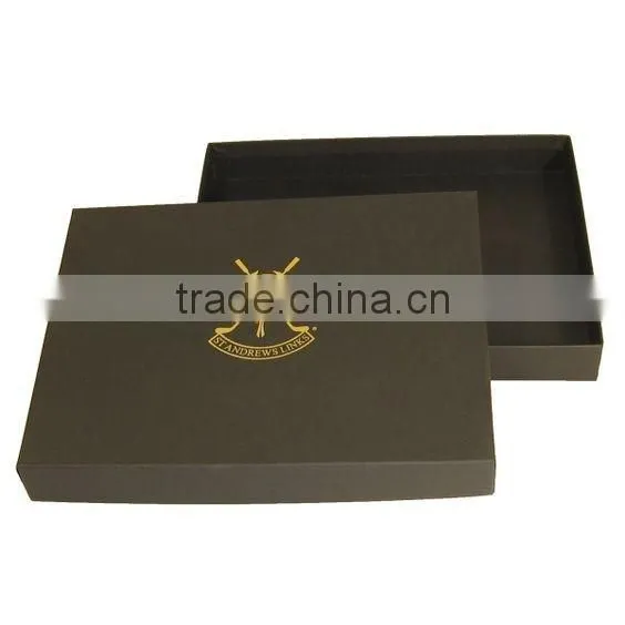 Matte black Cardboard Box /Set up Box