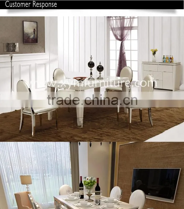 high grade dining room stainless steel chairs
