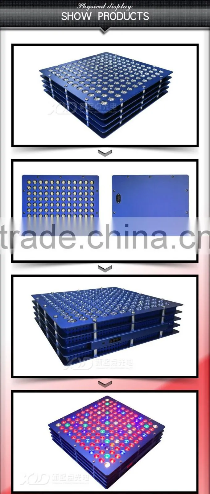 cheapest led grow lamp 300w smart control wavelength full spectrum grow light