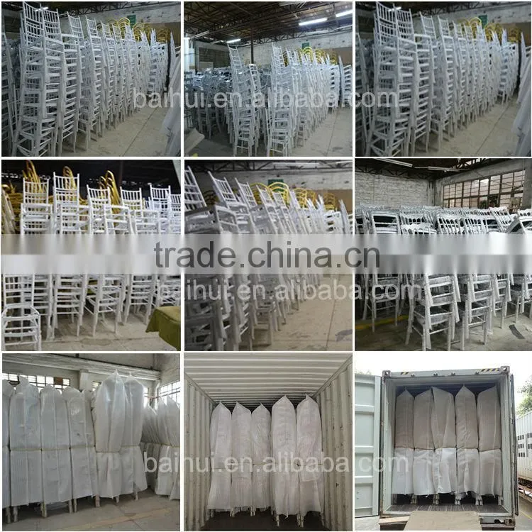 Wholesale white Wedding resin upholstered chiavari chair Napoleon chair