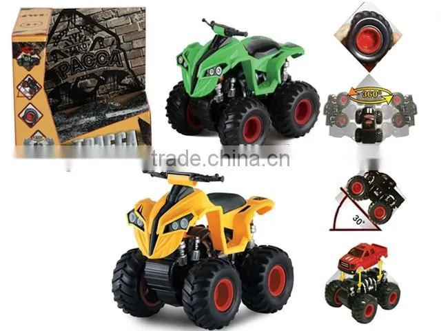 Novely 4 WD Friction Car With TPR Soft Wheels